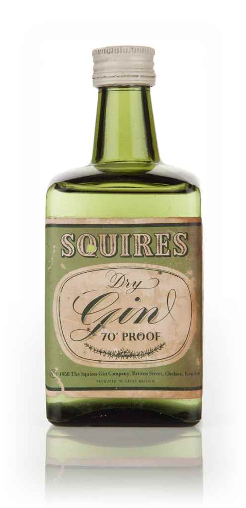 Squires Dry Gin - Late 1950s/Early 1960s product image