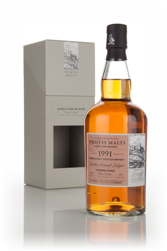 Leather-Bound Ledger 1991 (bottled 2015) - Wemyss Malts (Glen Scotia) 70cl product image
