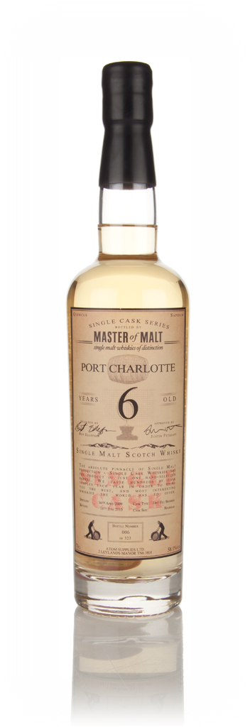 Port Charlotte 6 Year Old 2009 - Single Cask (Master of Malt) 70cl product image