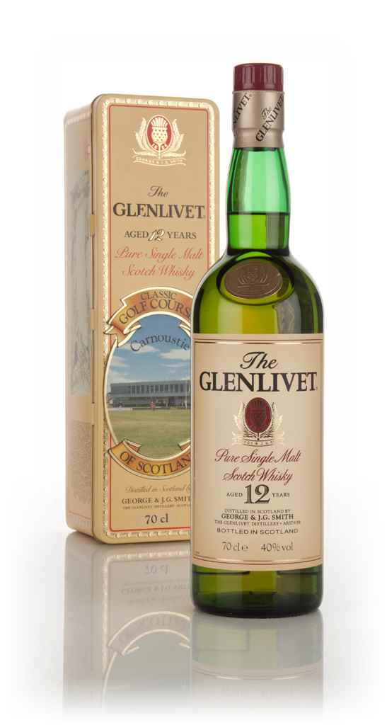 The Glenlivet 12 Year Old - Classic Golf Courses of Scotland (Carnoustie) - 1980s 70cl product image