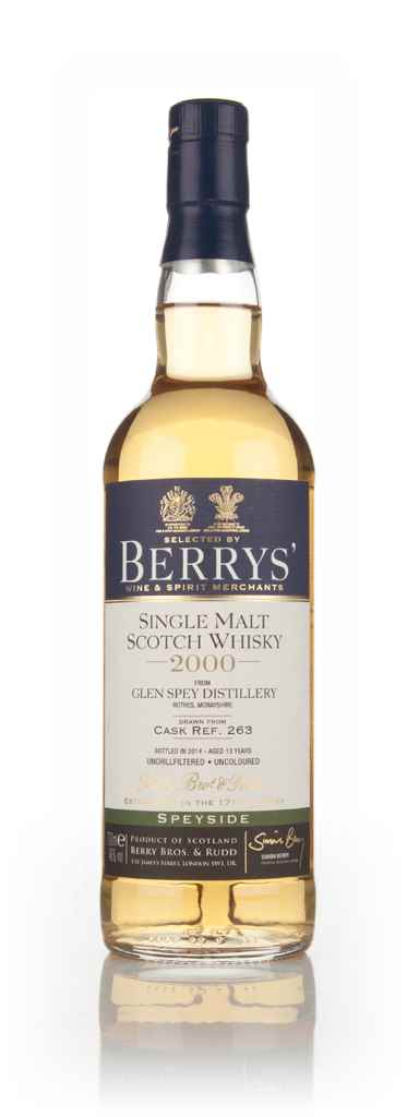 Glen Spey 13 Year Old 2000 (cask 263) - (Berry Bros. & Rudd) 70cl product image