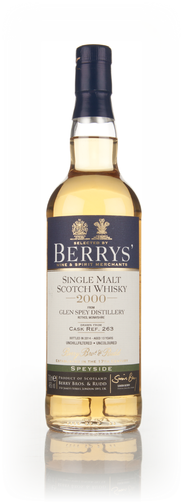 Glen Spey 13 Year Old 2000 (cask 263) - (Berry Bros. & Rudd) 70cl product image