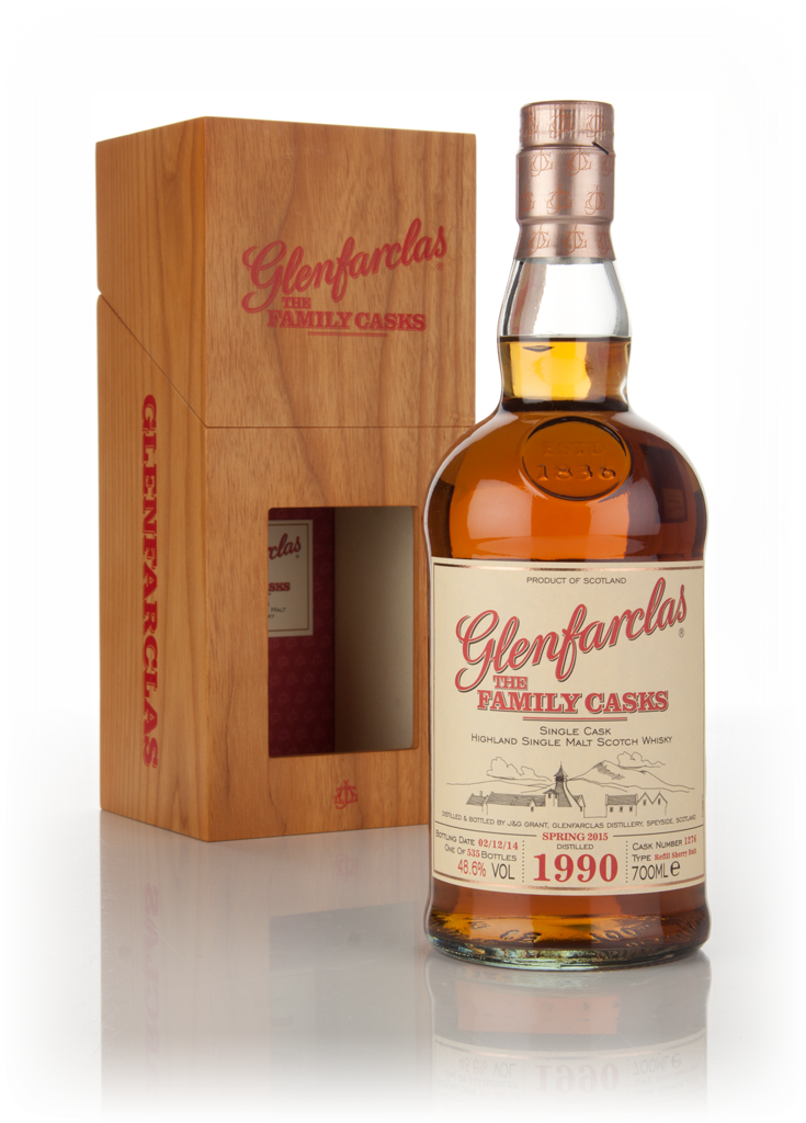 Glenfarclas 1990 (cask 1276) Family Cask Spring 2015 Release 70cl product image