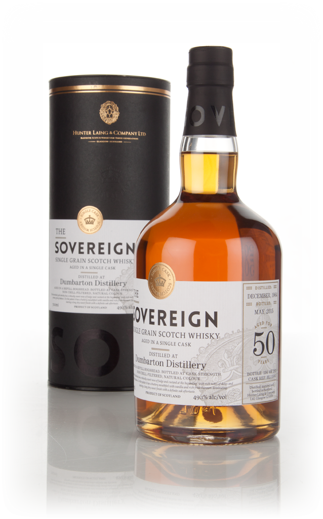Dumbarton 50 Year Old 1964 (cask 11592) - The Sovereign (Hunter Laing) 70cl product image
