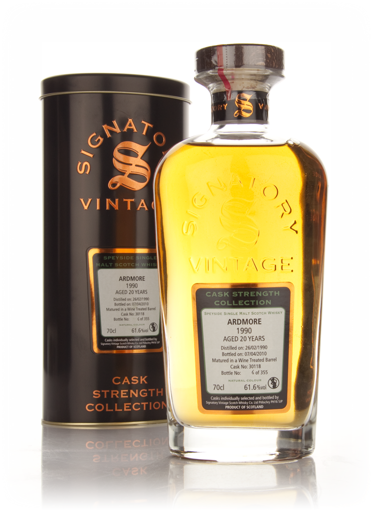 Ardmore 20 Year Old 1990 - Cask Strength Collection (Signatory) 70cl product image