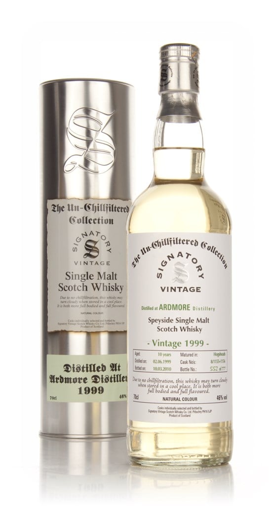 Ardmore 10 Year Old 1999 - Un-Chillfiltered (Signatory) 70cl product image
