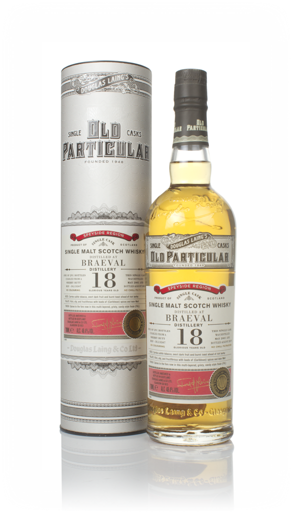 Braeval 18 Year Old 2001 (cask 13507) - Old Particular (Douglas Laing) 70cl product image