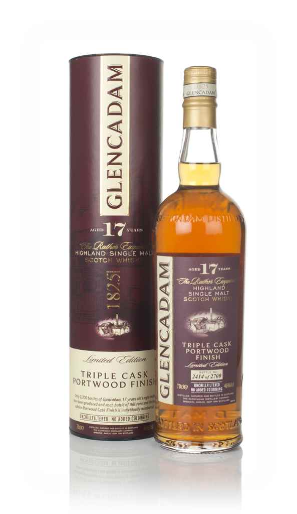 Glencadam 17 Year Old - Triple Cask Portwood Finish 70cl product image