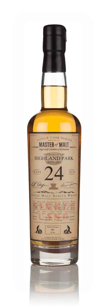 Highland Park 24 Year Old 1990 - Single Cask (Master of Malt) 70cl product image