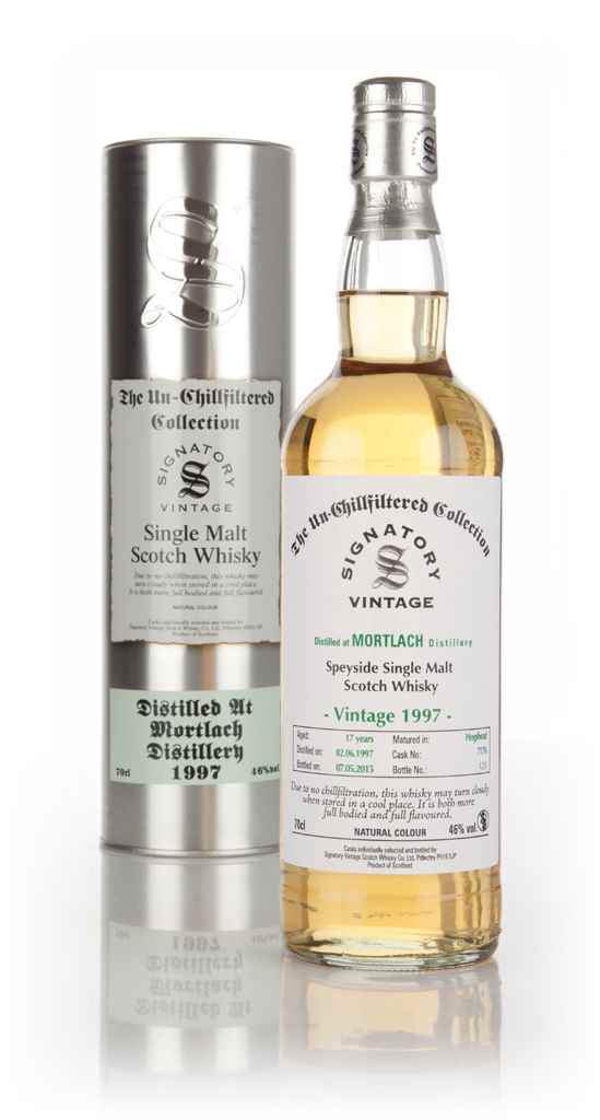 Mortlach 17 Year Old 1997 (cask 7176) - Un-Chillfiltered Collection (Signatory) 70cl product image