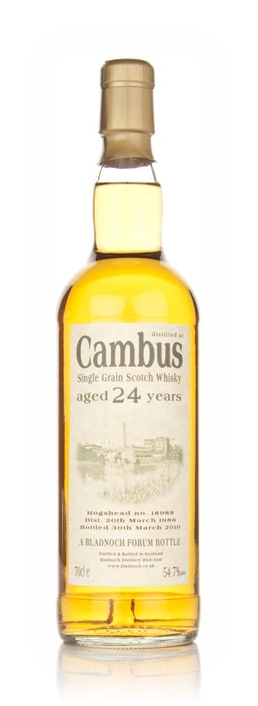 Cambus 24 Year Old 1986 (cask 18988) (Bladnoch) 70cl product image