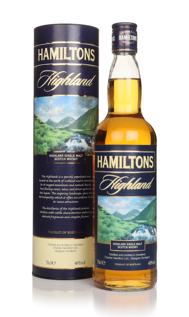 Hamiltons Highland Single Malt Scotch Whisky 70cl product image