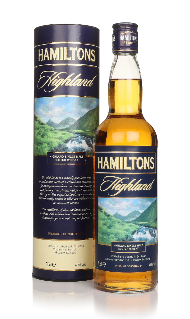 Hamiltons Highland Single Malt Scotch Whisky 70cl product image