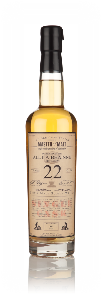 Allt-á-Bhainne 22 Year Old 1992 - Single Cask (Master of Malt) 70cl product image