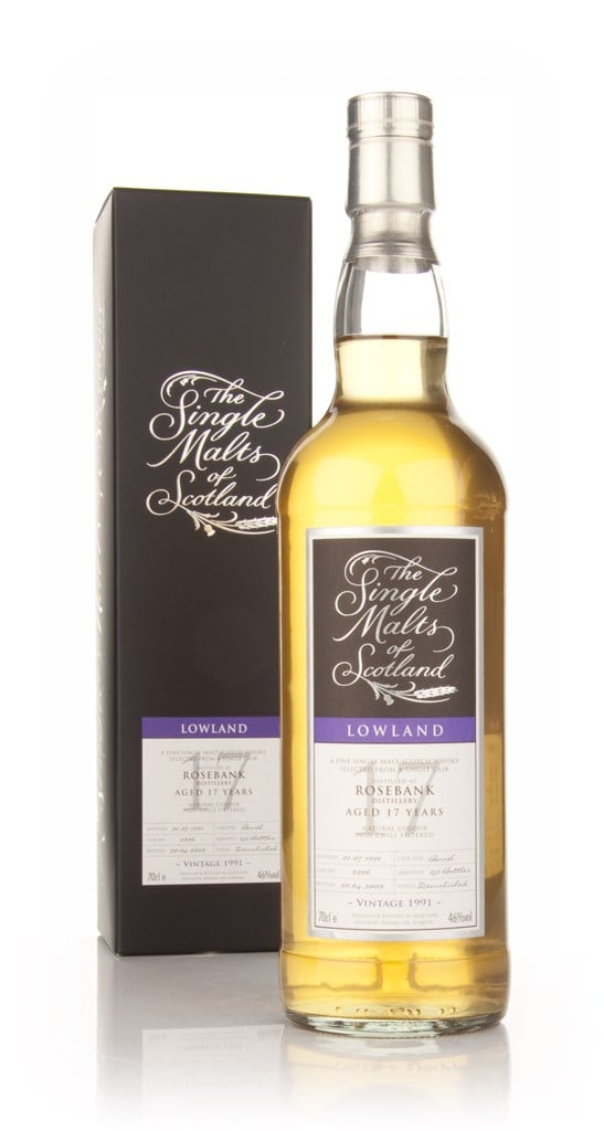 Rosebank 17 Year Old 1991 - Single Malts of Scotland (Speciality Drinks) 70cl product image