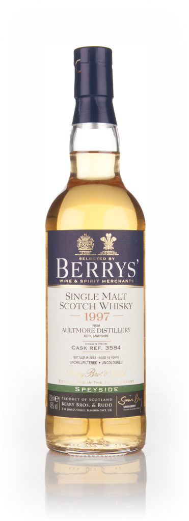 Aultmore 16 Year Old 1997 (cask 3584) (Berry Bros. & Rudd) 70cl product image