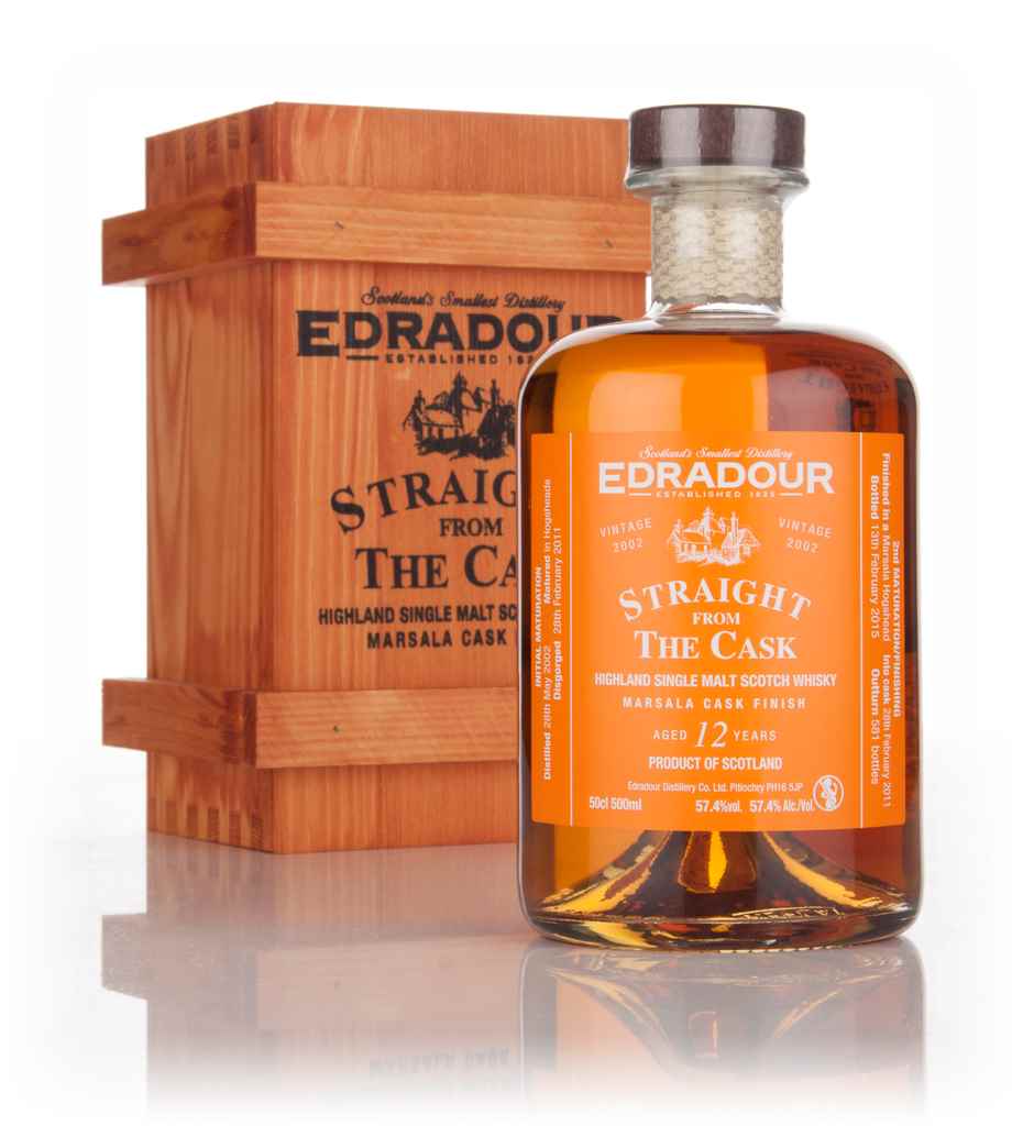 Edradour 12 Year Old 2002 Marsala Cask Finish - Straight from the Cask (57.4%) 50cl product image