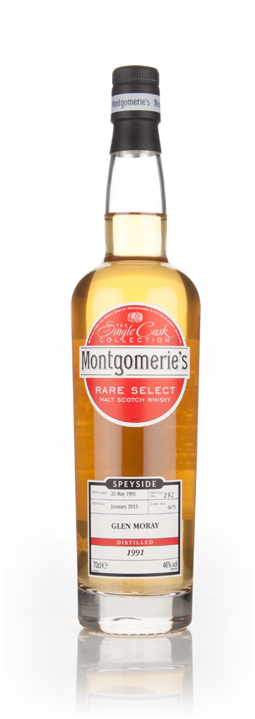 Glen Moray 23 Year Old 1991 (cask 4675) - Rare Select (Montgomerie's) 70cl product image