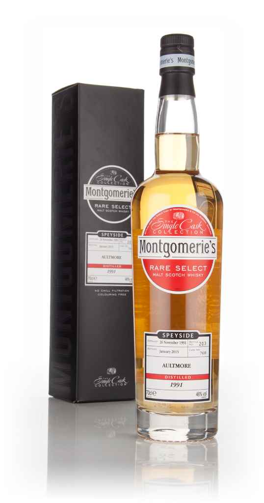 Aultmore 23 Year Old 1991 (cask 7410) - Rare Select (Montgomerie's) 70cl product image