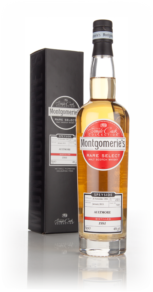 Aultmore 23 Year Old 1991 (cask 7410) - Rare Select (Montgomerie's) 70cl product image