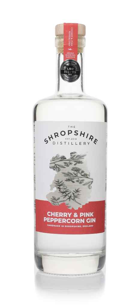 Shropshire Cherry & Pink Peppercorn Gin 70cl product image