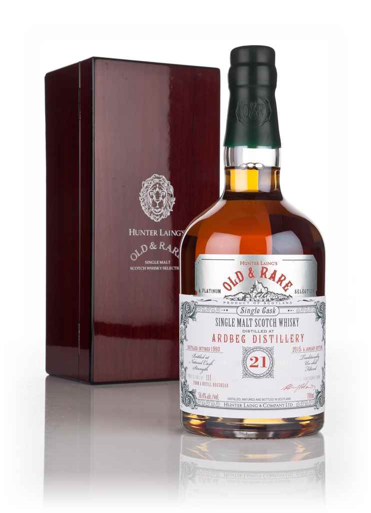 Ardbeg 21 Year Old 1993 - Old & Rare Platinum (Hunter Laing) 70cl product image