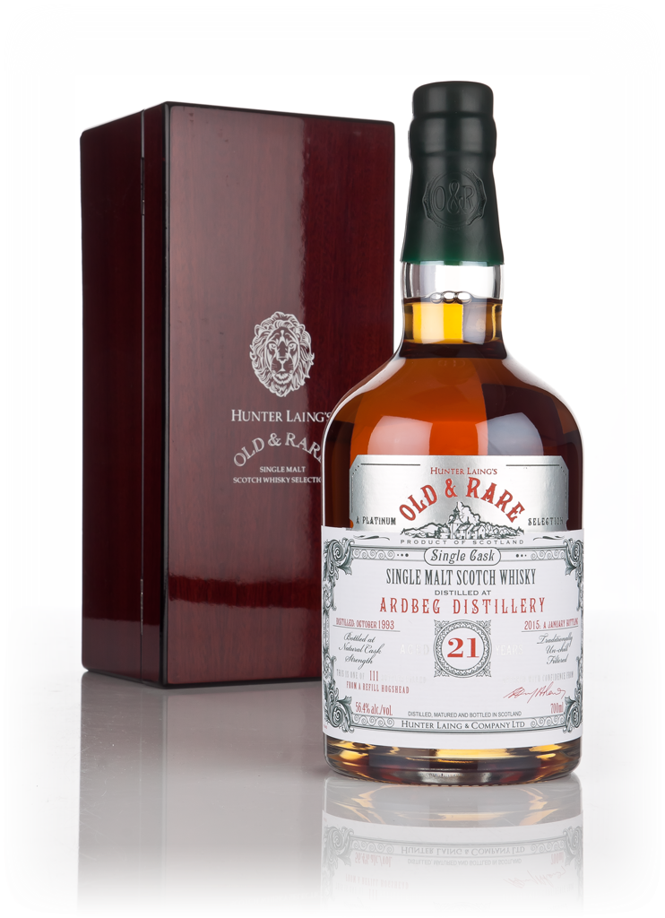 Ardbeg 21 Year Old 1993 - Old & Rare Platinum (Hunter Laing) 70cl product image