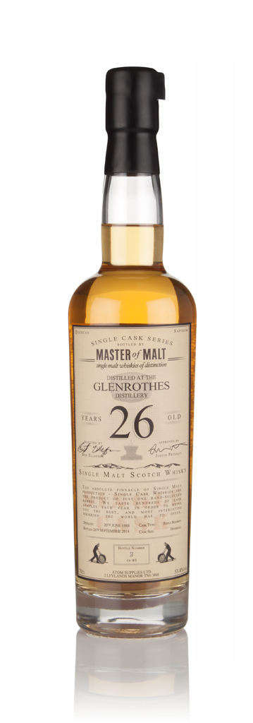 Glenrothes 26 Year Old 1988 - Single Cask (Master of Malt) 70cl product image
