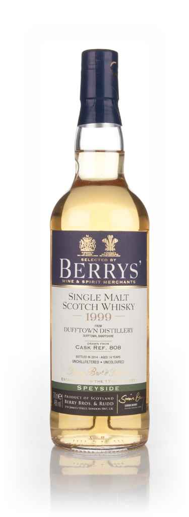 Dufftown 14 Year Old 1999 (cask 808) (Berry Bros. & Rudd) 70cl product image