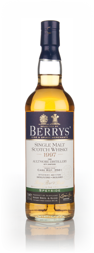 Aultmore 16 Year Old 1997 (cask 3581) (Berry Bros & Rudd) 70cl product image
