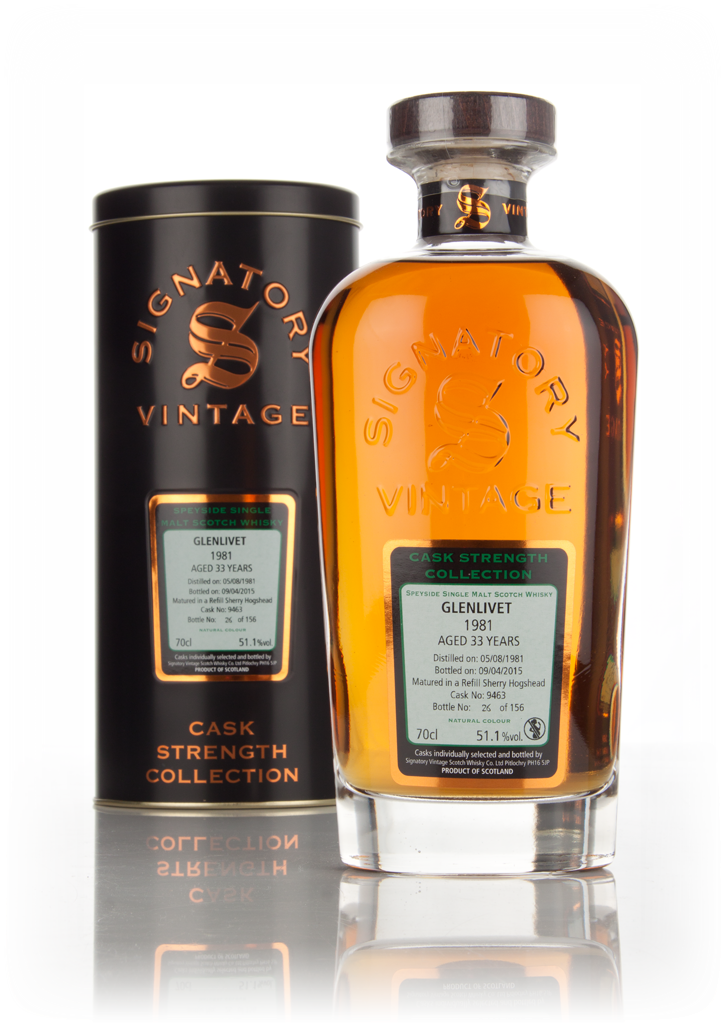 Glenlivet 33 Year Old 1981 (cask 9463) - Cask Strength Collection (Signatory) 70cl product image