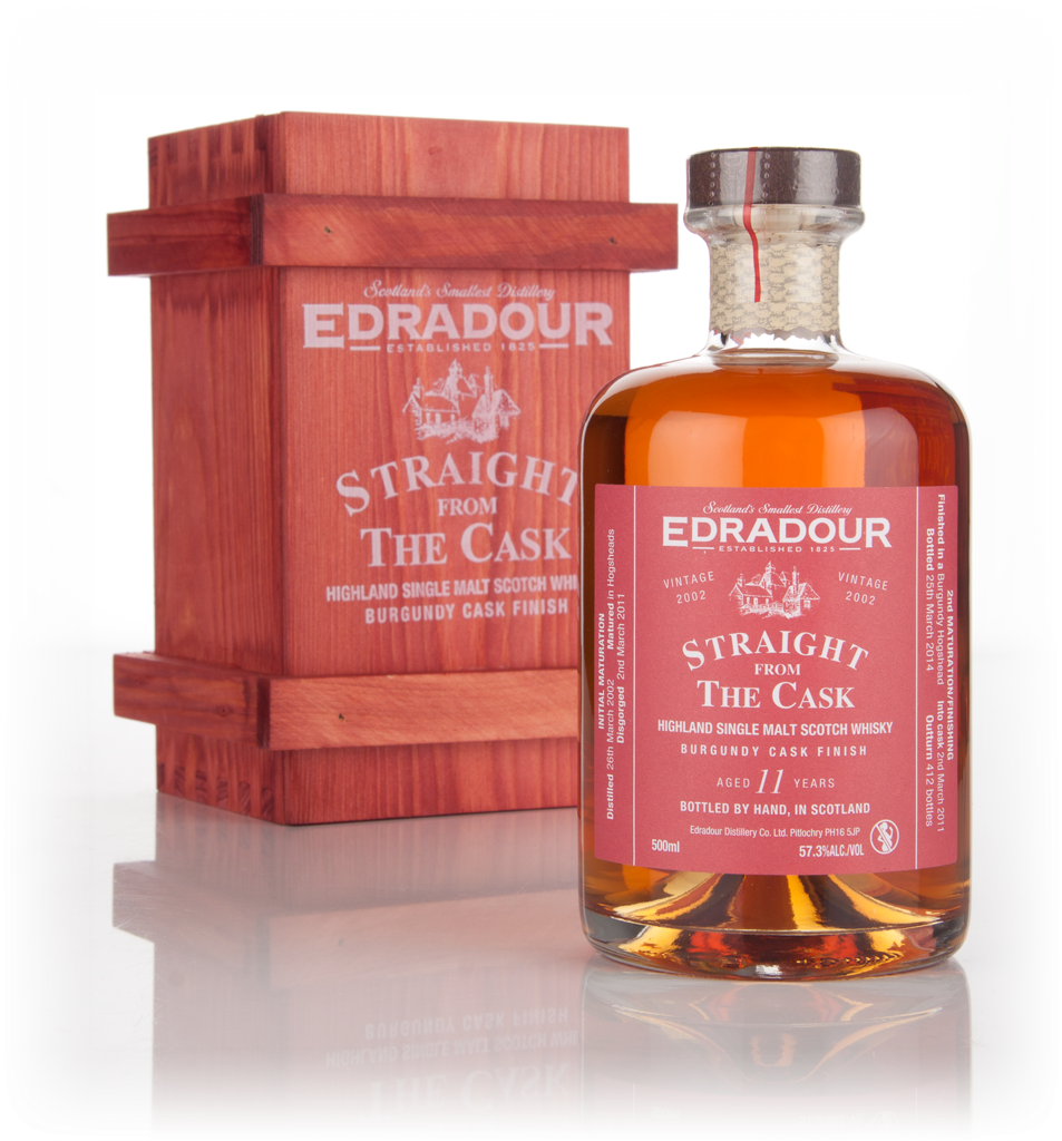 Edradour 11 Year Old 2002 Burgundy Cask Finish - Straight from the Cask 57.3% 50cl product image