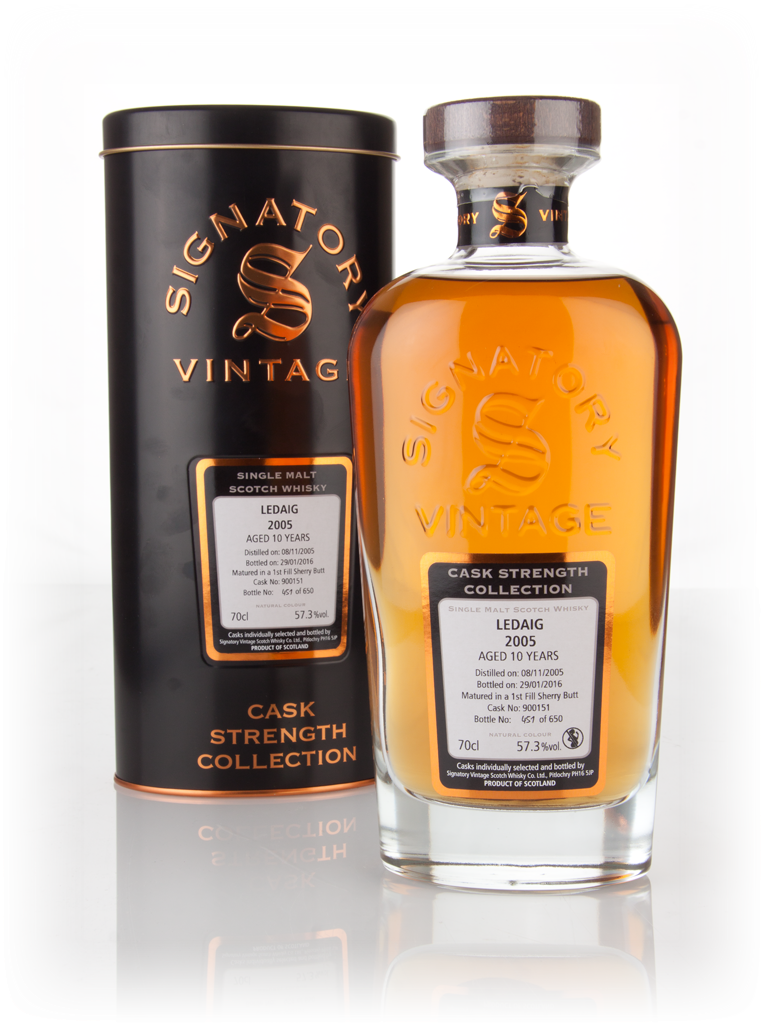 Ledaig 10 Year Old 2005 (cask 900151) - Cask Strength Collection (Signatory) 70cl product image