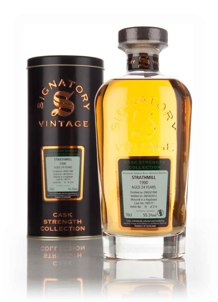 Strathmill 24 Year Old 1990 (cask 100177) - Cask Strength Collection (Signatory) 70cl product image