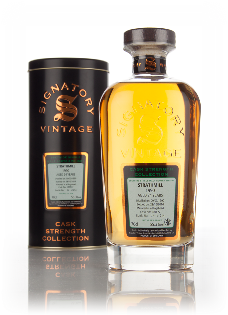 Strathmill 24 Year Old 1990 (cask 100177) - Cask Strength Collection (Signatory) 70cl product image