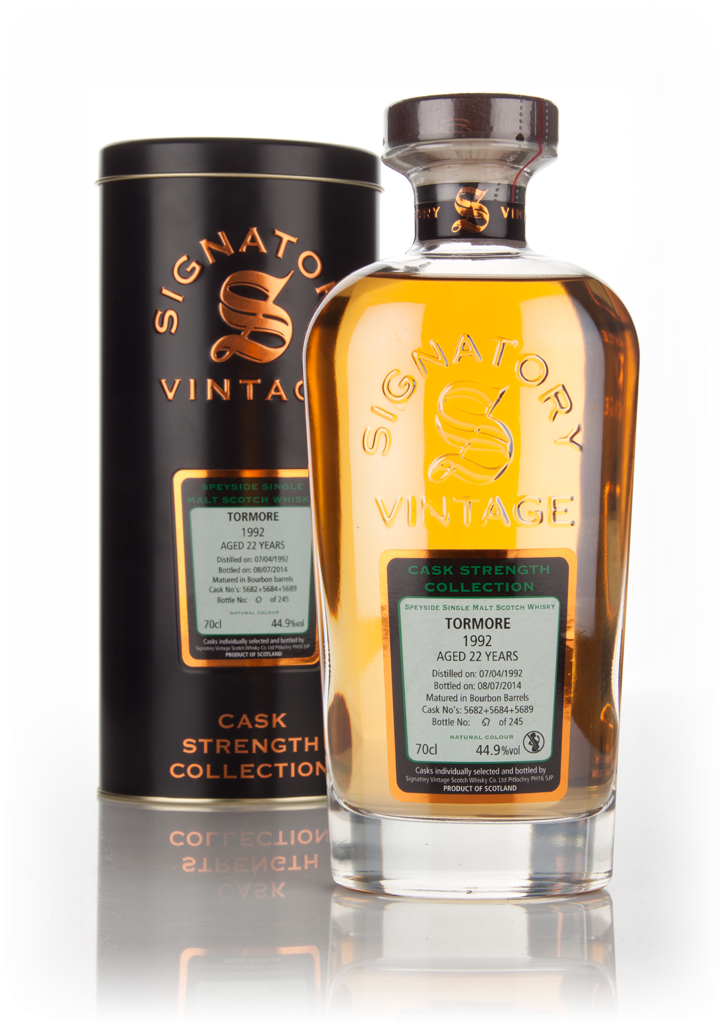 Tormore 22 Year Old 1992 - Cask Strength Collection (Signatory) 70cl product image