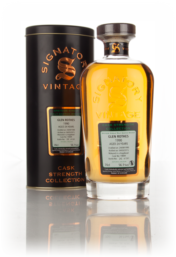 Glenrothes 24 Year Old 1990 (cask 19009) - Cask Strength Collection (Signatory) 70cl product image