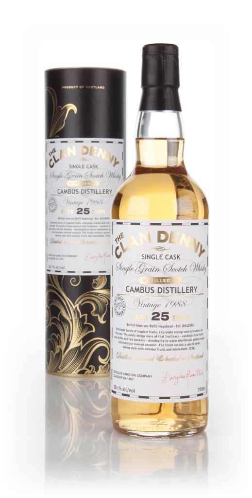 Cambus 25 Year Old 1988 (cask 10595) - The Clan Denny (Douglas Laing) 70cl product image