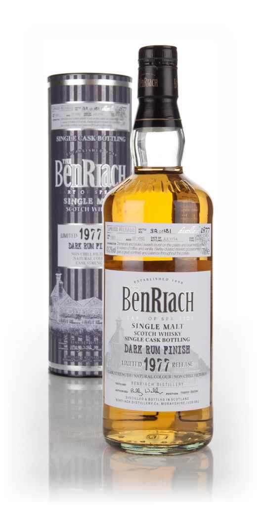 BenRiach 37 Year Old 1977 (cask 1891) Dark Rum Cask Finish 70cl product image