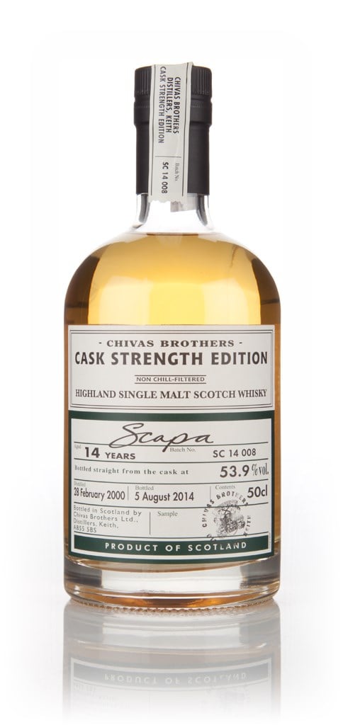 Scapa 14 Year Old 2000 - Cask Strength Edition (Chivas Brothers) 50cl product image