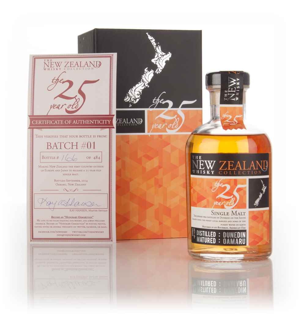 New Zealand Whisky Company 25 Year Old (bottled 2014) Batch #01 50cl product image