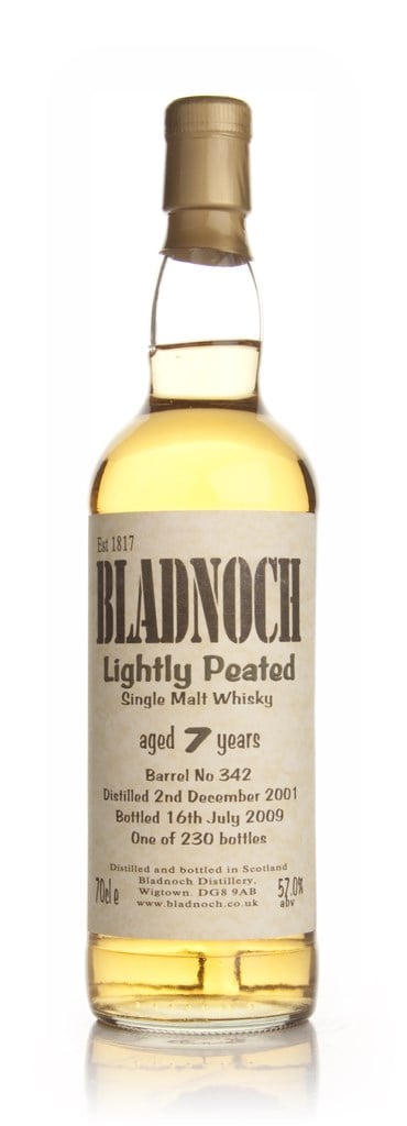 Bladnoch 7 Year Old Lightly Peated 70cl product image