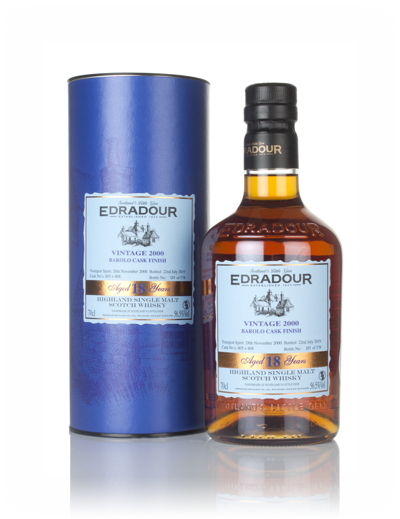 Edradour 18 Year Old 2000 - Barolo Cask Finish 70cl product image