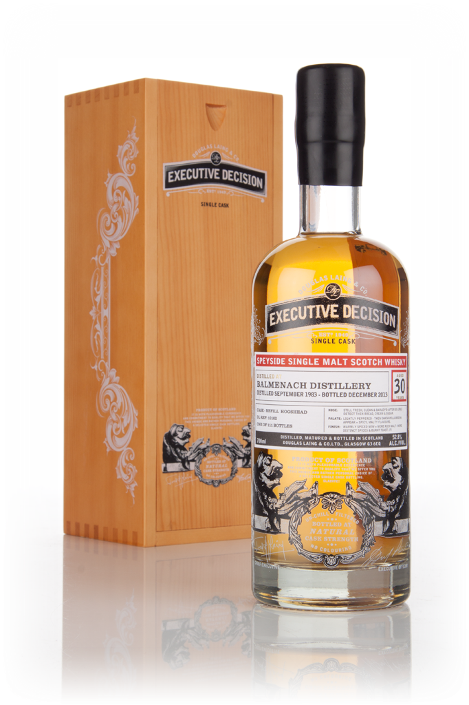 Balmenach 30 Year Old 1983 (cask 10162) - Executive Decision (Douglas Laing) 70cl product image