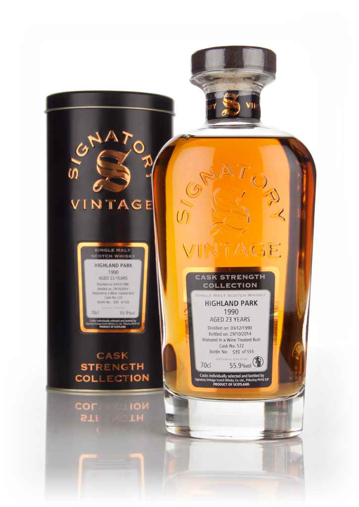 Highland Park 23 Year Old 1990 (cask 572) - Cask Strength Collection (Signatory) 70cl product image