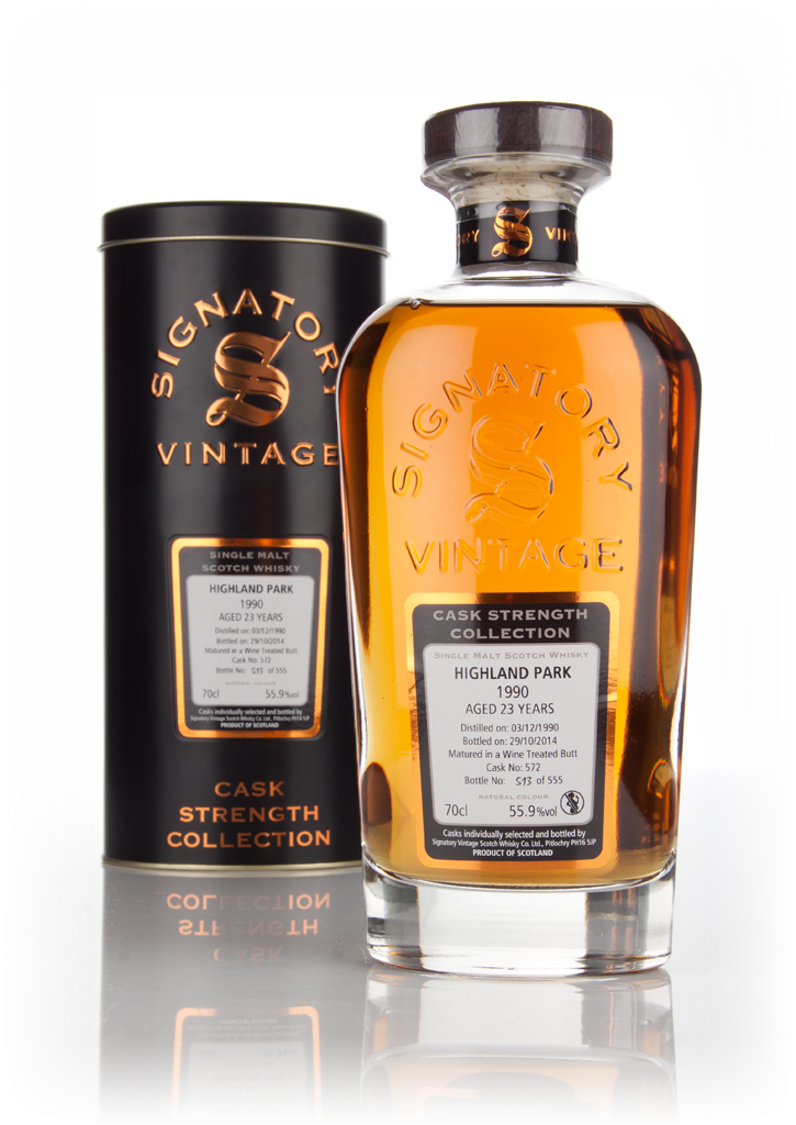 Highland Park 23 Year Old 1990 (cask 572) - Cask Strength Collection (Signatory) 70cl product image