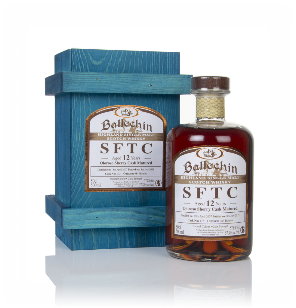 Ballechin 12 Year Old 2007 (cask 173) - Straight From The Cask 50cl product image