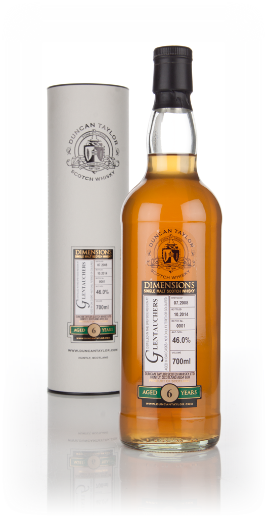 Glentauchers 6 Years Old 2008 - Dimensions (Duncan Taylor) 70cl product image