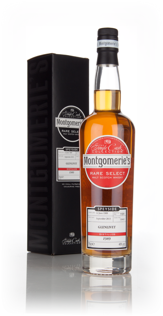 Glenlivet 23 Year Old 1989 (cask 13643) - Rare Select (Montgomerie's) 70cl product image