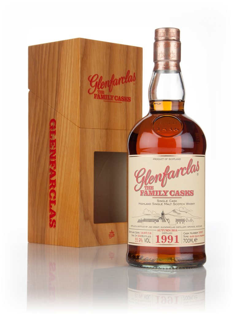 Glenfarclas 1991 (cask 10267) Family Cask Autumn 2014 Release 70cl product image